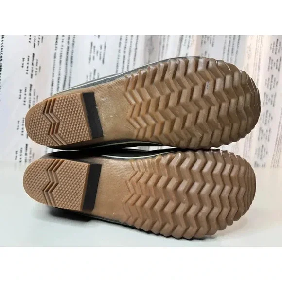 Sorel Women's Brown Leather Fancy Lace II Winter Snow Boots Size 10 Preppy Hike - Picture 14 of 15